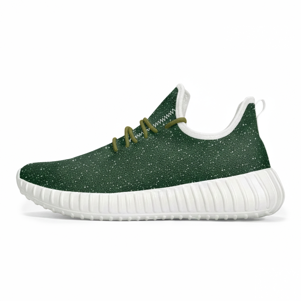 Zapatillas de punto de malla moteada kimood - Verde