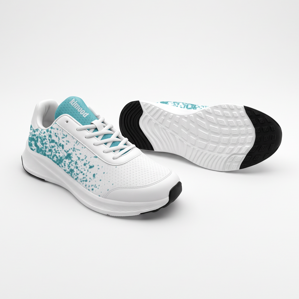 kimood Walking Sneakers, Breathable Mesh - Blue