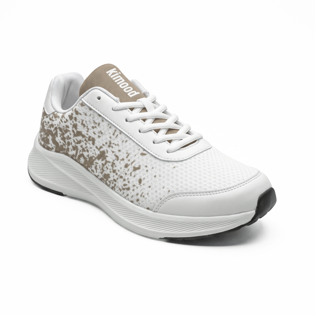 Zapatillas de andar kimood, malla transpirable - Natural