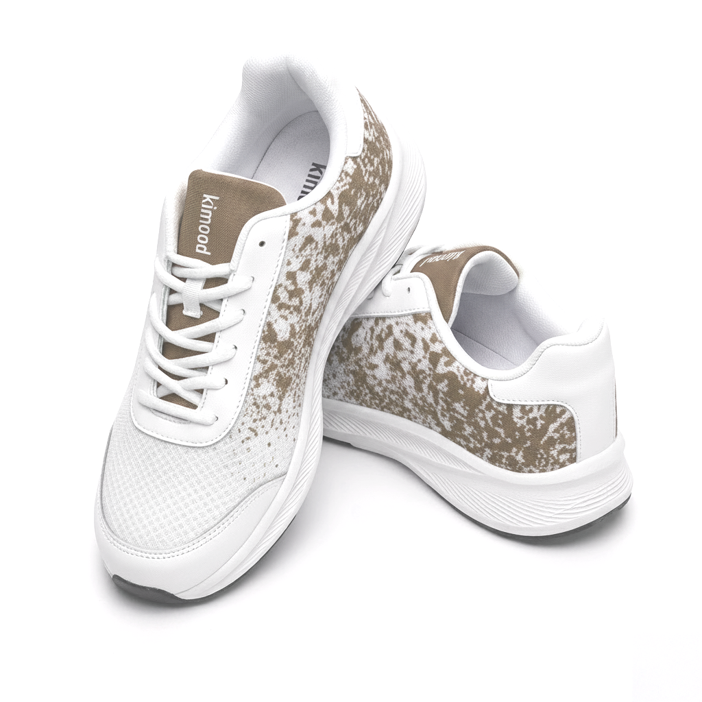 Zapatillas de andar kimood, malla transpirable - Natural