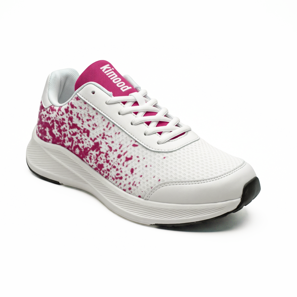 kimood Walking Sneakers, Breathable Mesh - Pink
