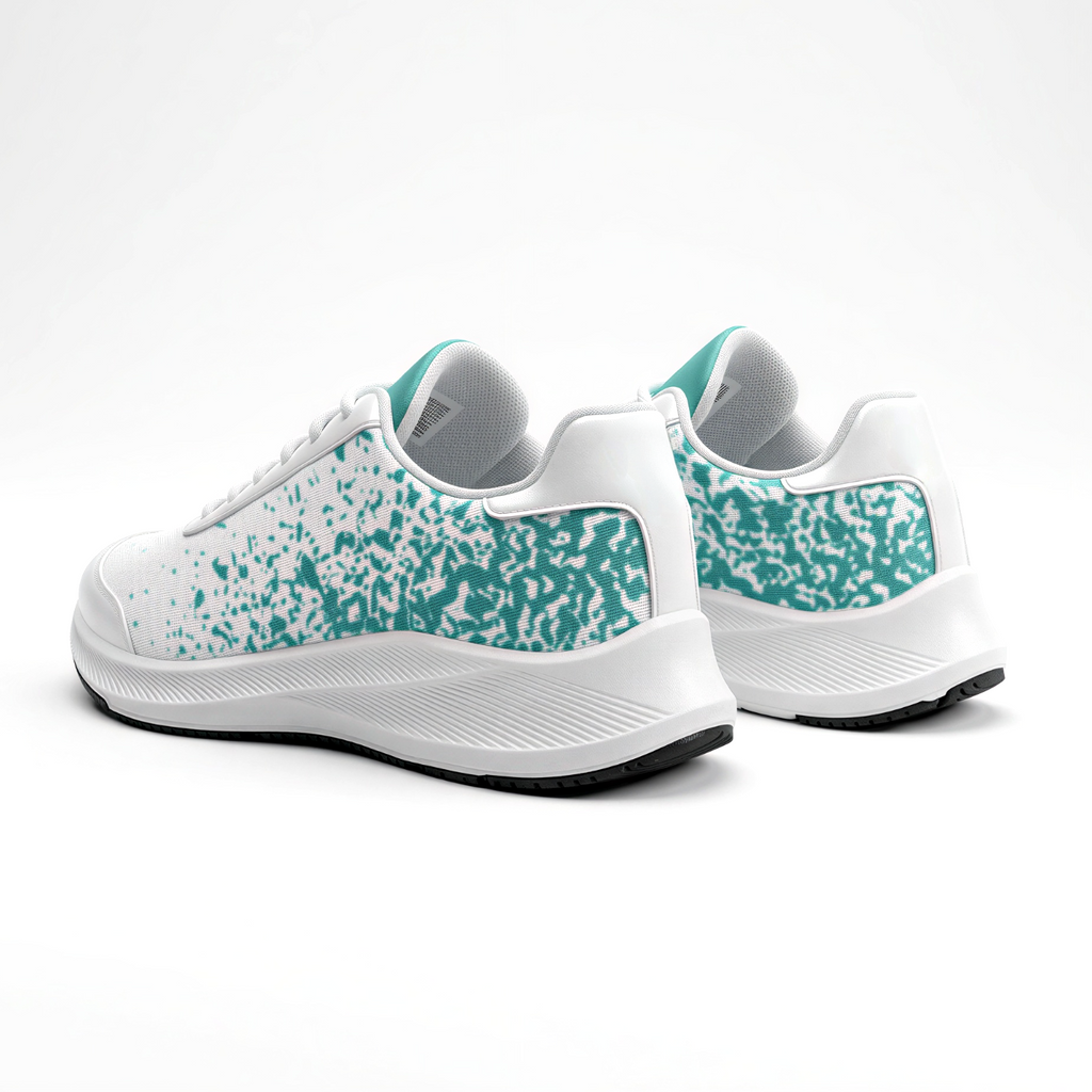 kimood Walking Sneakers, Breathable Mesh - Teal