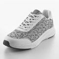 Kimood Zapatillas de andar, Zapatillas de tenis, Estampado gris