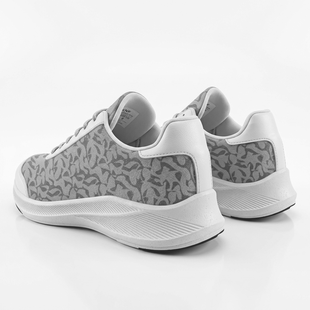 Kimood Zapatillas de andar, Zapatillas de tenis, Estampado gris