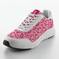 kimood Walking Sneakers,Tennis Shoes, Pink Patterned