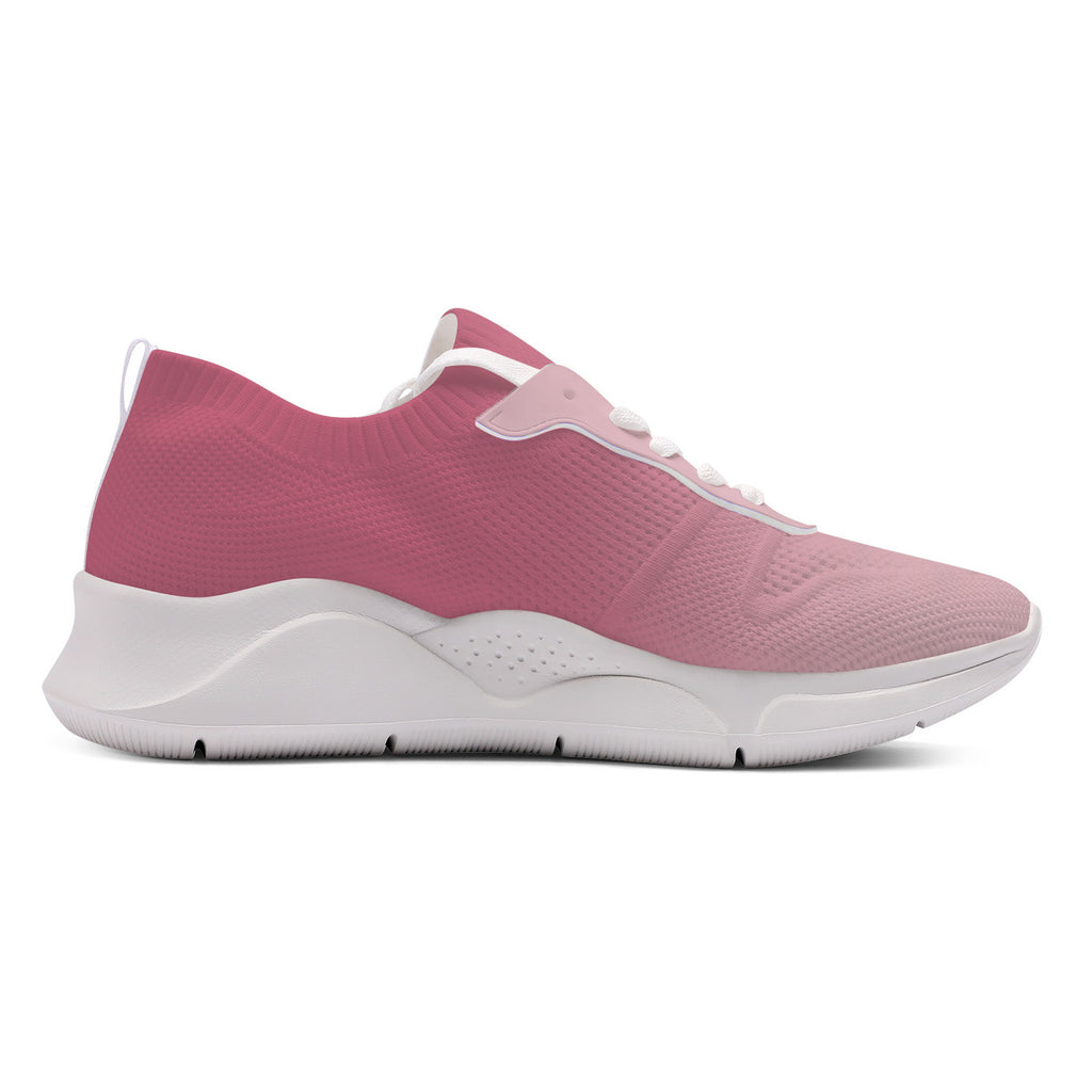 kimood FLOW Trainers Shoes, Breathable Knitfly mesh - Pink Rose