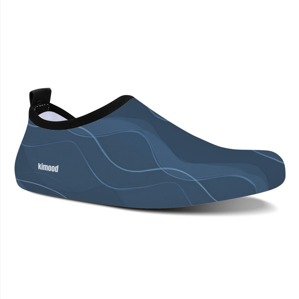 Zapatos acuáticos descalzos de secado rápido kimood - Azul marino océano