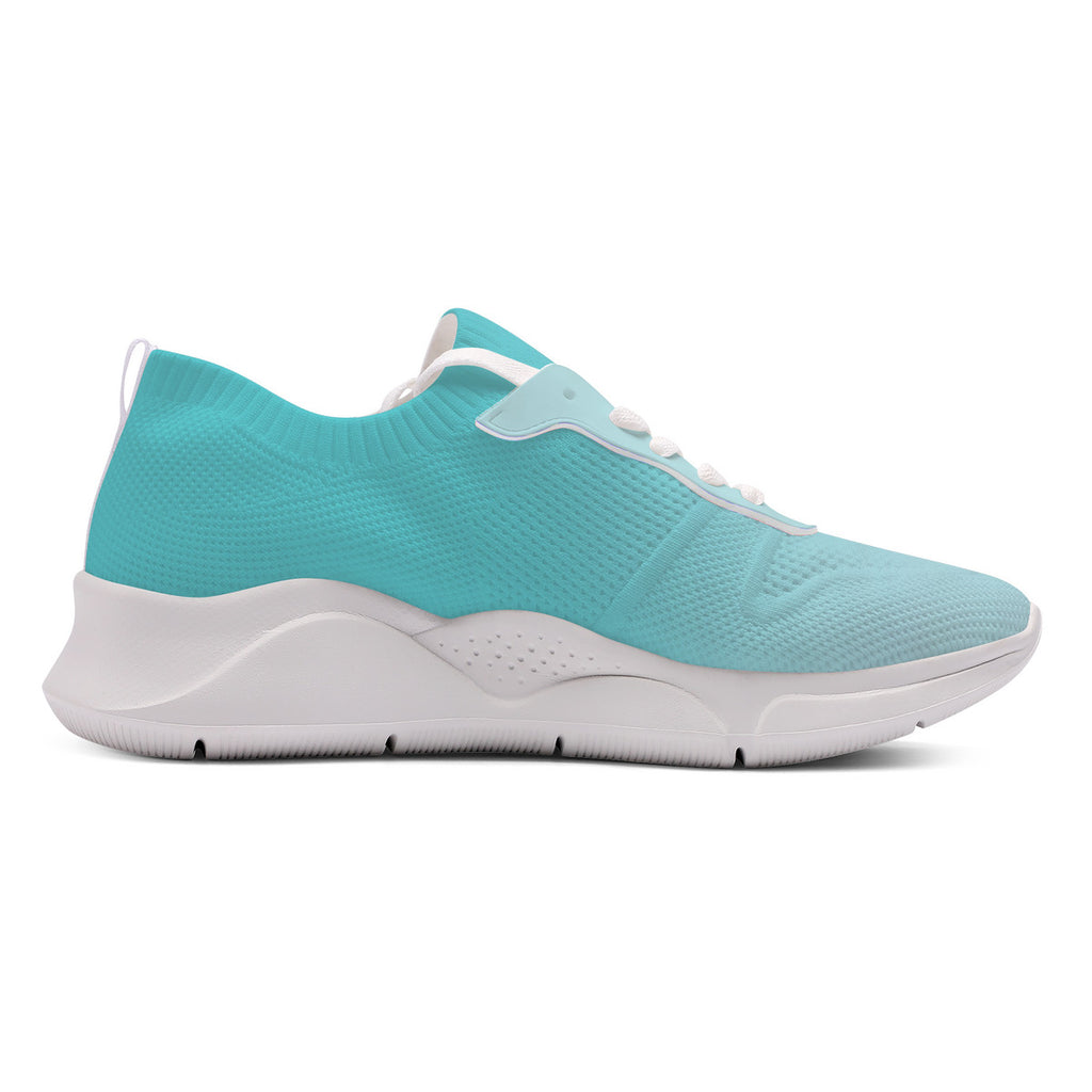 kimood FLOW Trainers Shoes, Breathable Knitfly mesh - Light Blue