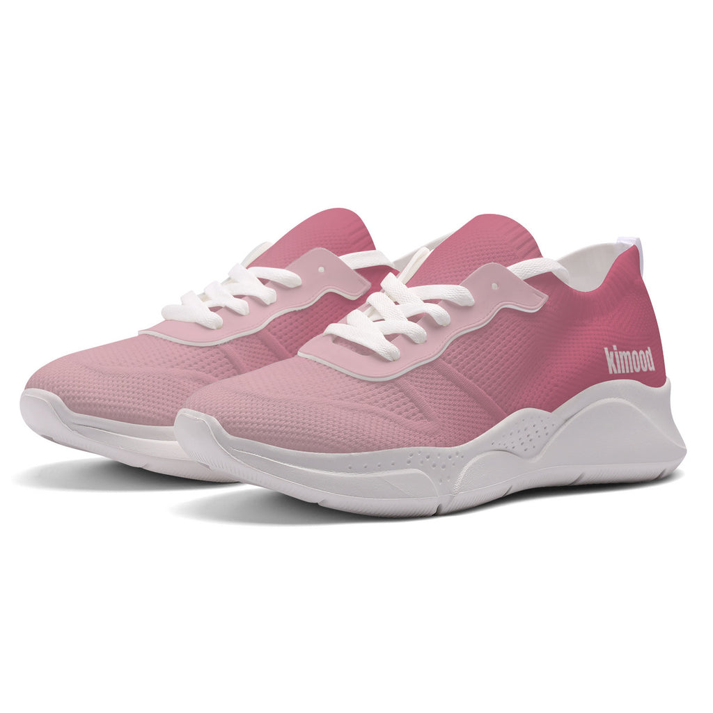 kimood FLOW Trainers Shoes, Breathable Knitfly mesh - Pink Rose
