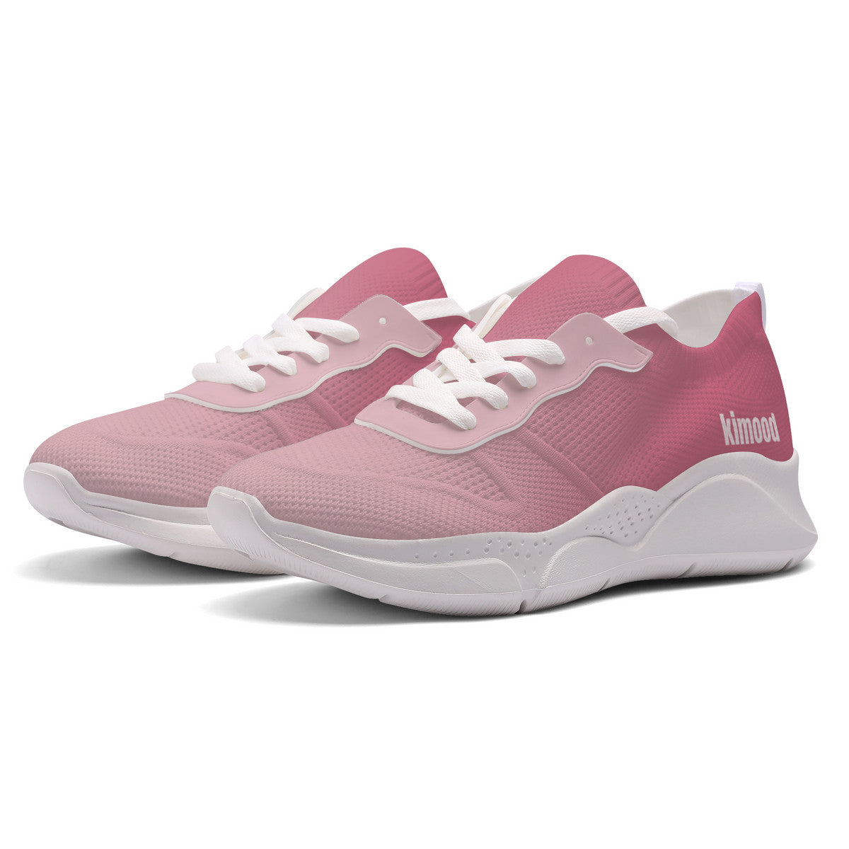 kimood FLOW Trainers Shoes, Breathable Knitfly mesh - Pink Rose