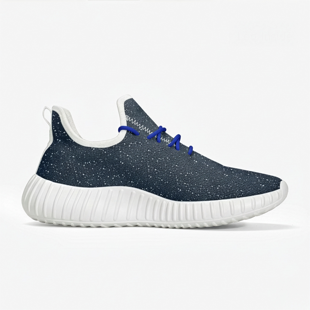 kimood Speckled Mesh Knit Sneakers - Blue